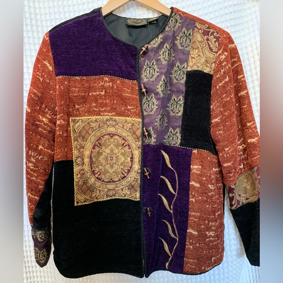 Colorful Patchwork Jacket - Picture 1 of 5